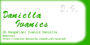 daniella ivanics business card